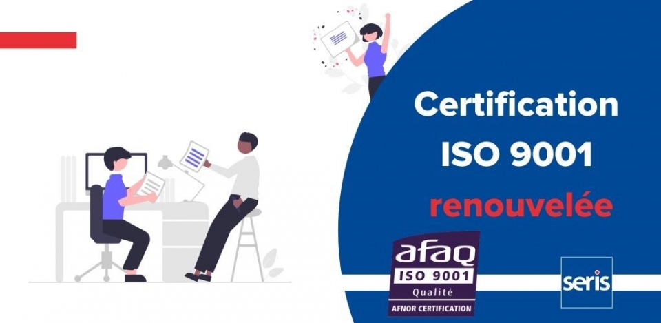 Certification ISO 9001 renouvelée